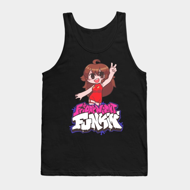 Girlfriend Friday Night Funkin' Tank Top by ShortCake_Cafe